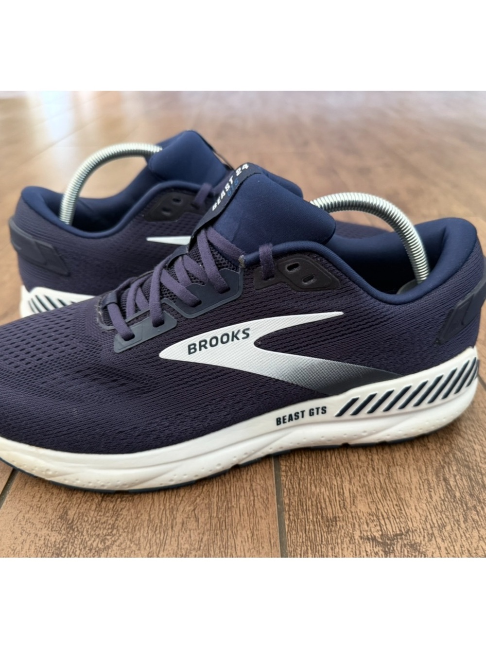 Brooks Beast GTS 24 Navy Blue Running Shoes 1104252E452 Men’s Sz 13 Wide (2E)